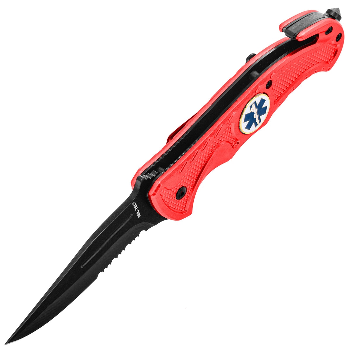 Складаний рятувальний ніж Mil-Tec Rescue Red