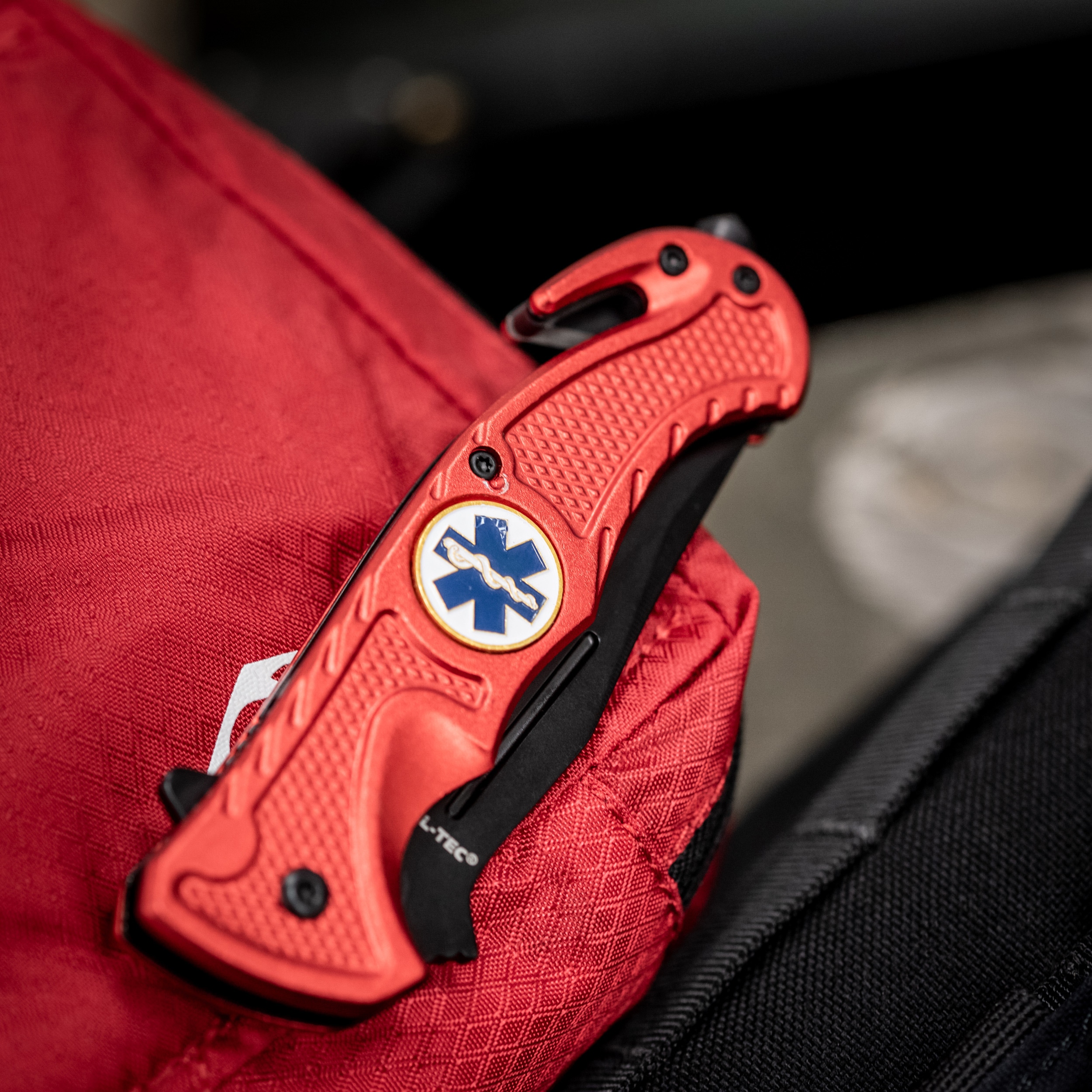 Складаний рятувальний ніж Mil-Tec Rescue Red