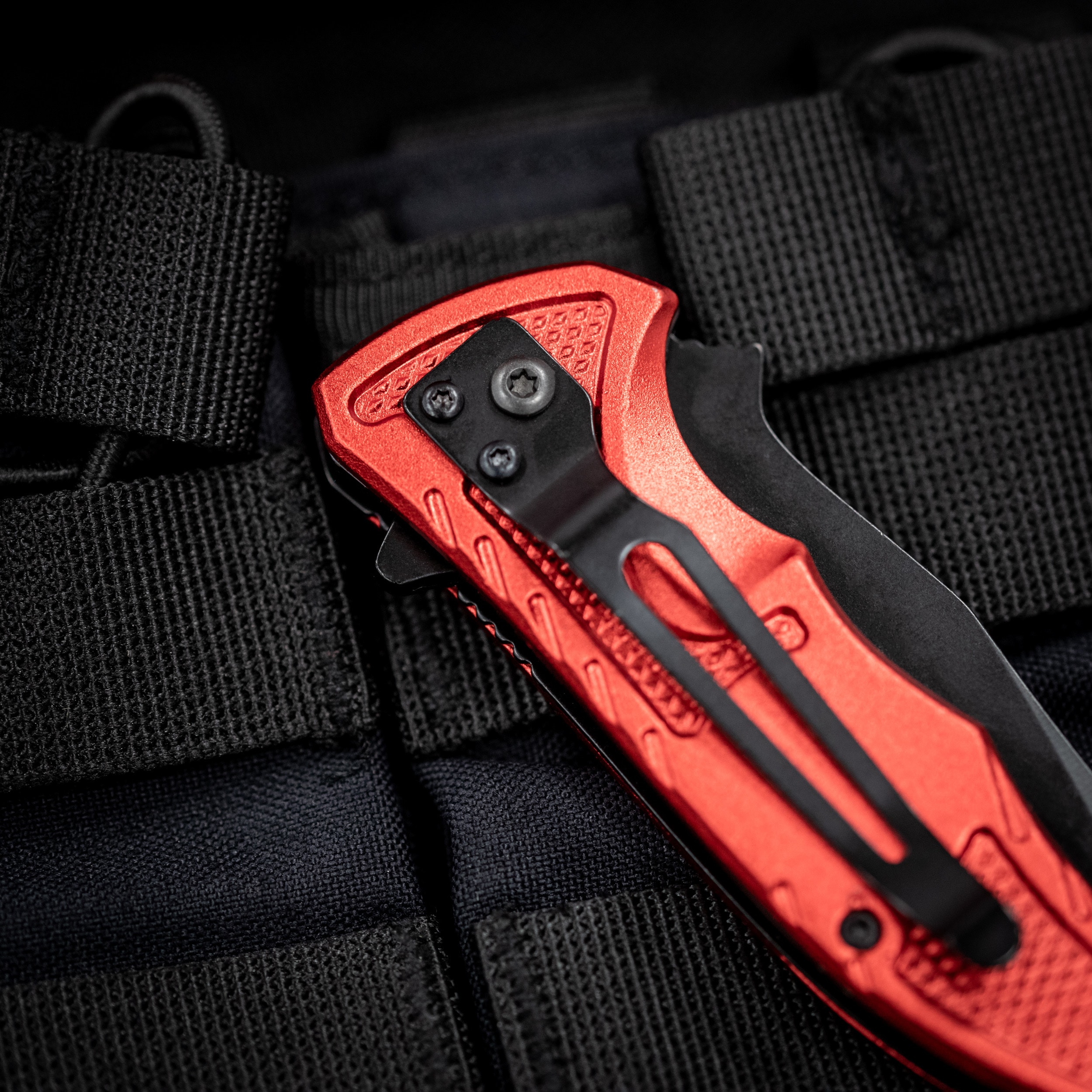 Складаний рятувальний ніж Mil-Tec Rescue Red