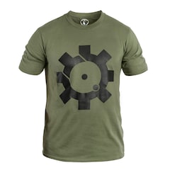 Koszulka T-shirt Kałdun AR15 Bolt Face - Zielona/Czarna