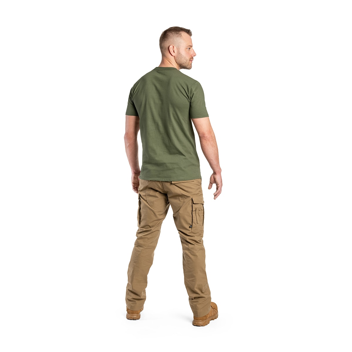 Koszulka T-shirt Kałdun AR15 Bolt Face - Zielona/Czarna