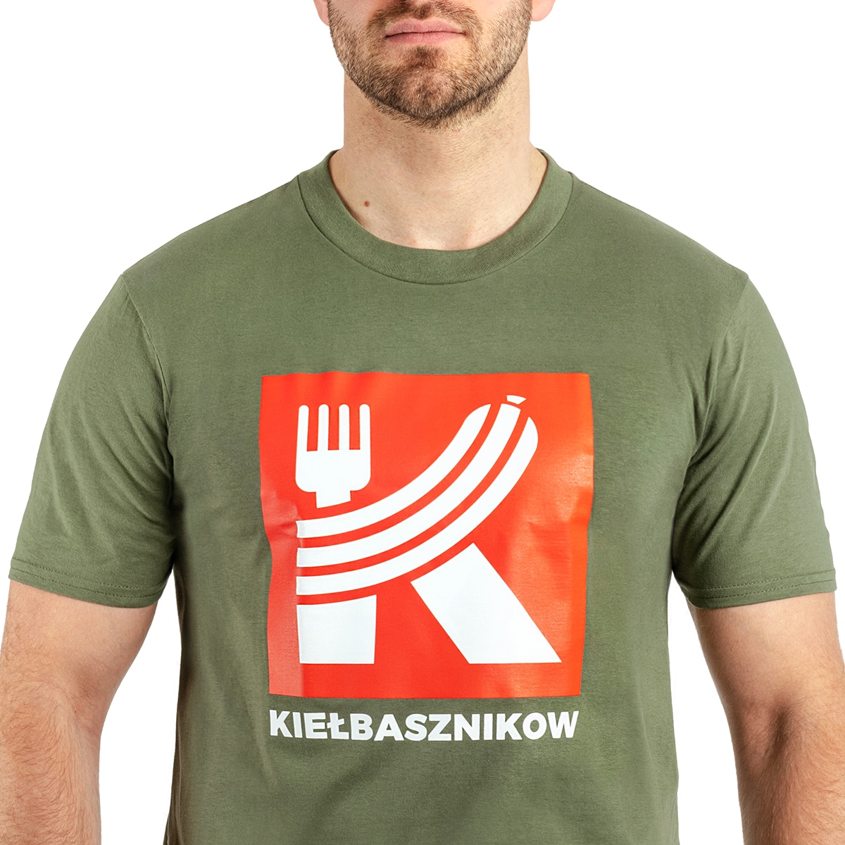 Koszulka T-shirt Kałdun Kiełbasznikow - Zielona