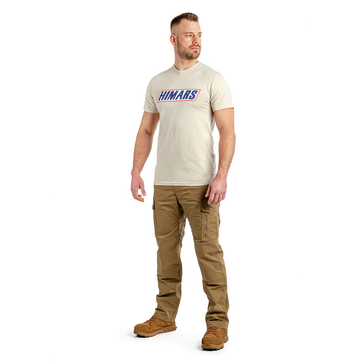 Koszulka T-shirt Kałdun Himars - Piaskowa
