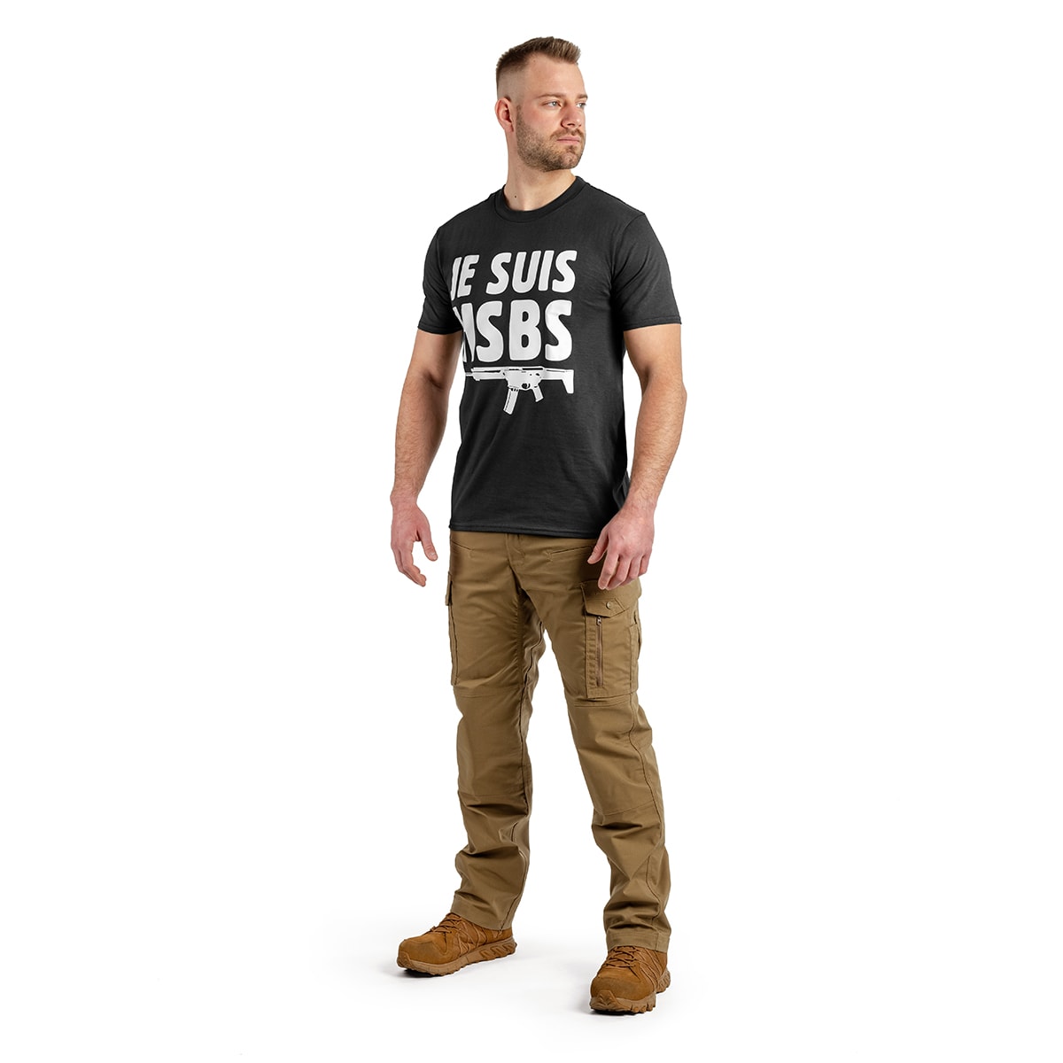 Футболка T-shirt Kałdun Je Suis MSBS Grot - Чорна