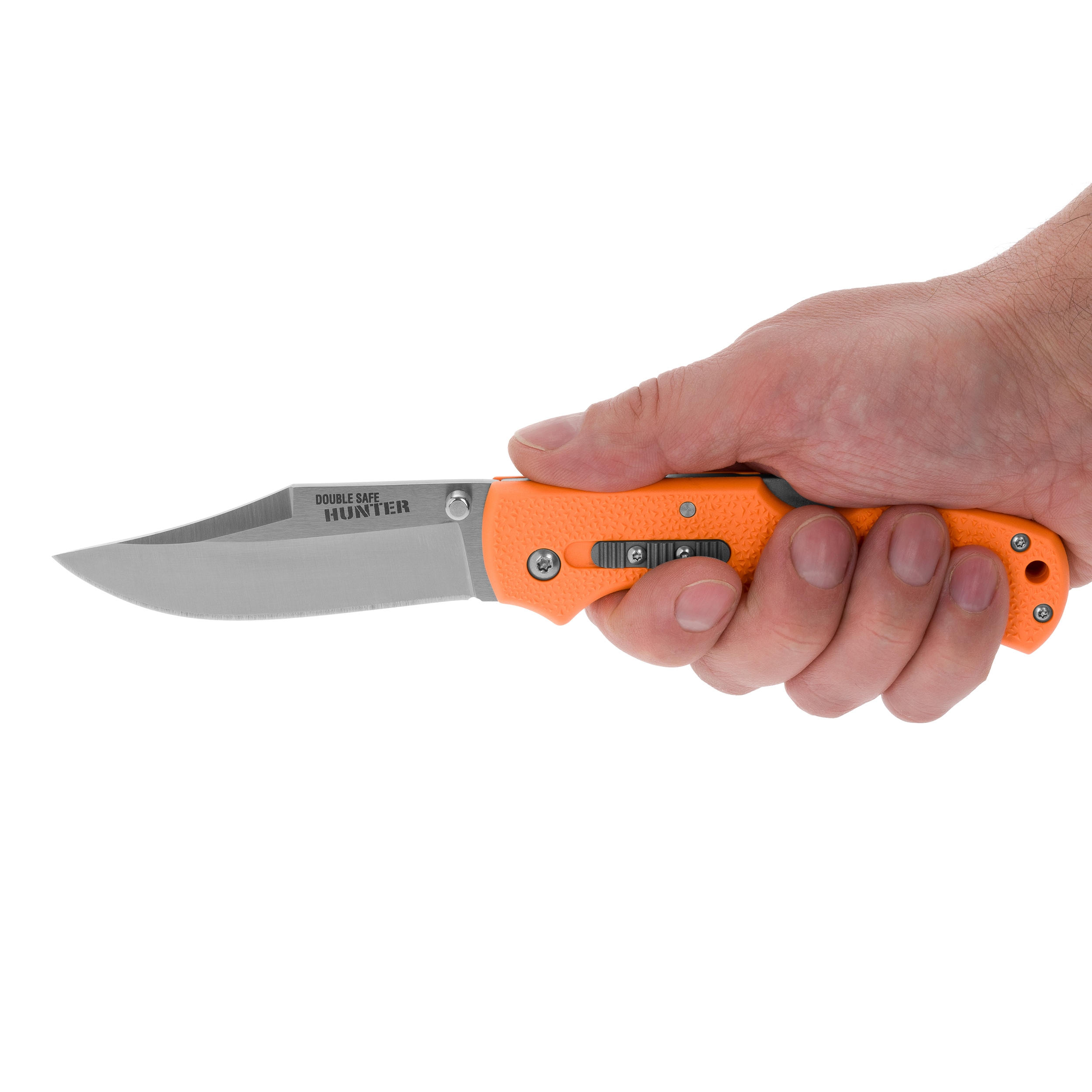 Nóż składany Cold Steel Double Safe Hunter 8Cr13MoV Orange
