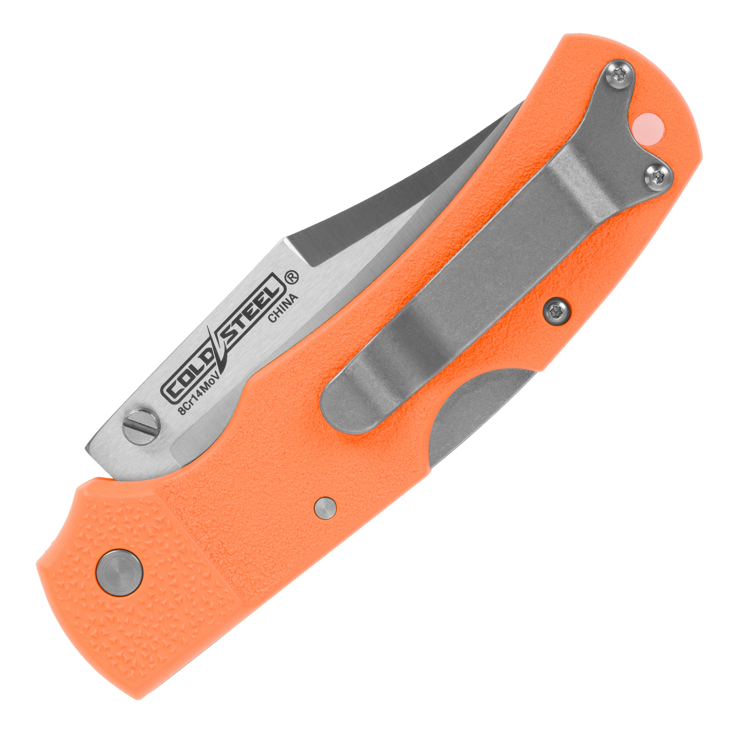 Nóż składany Cold Steel Double Safe Hunter 8Cr13MoV Orange