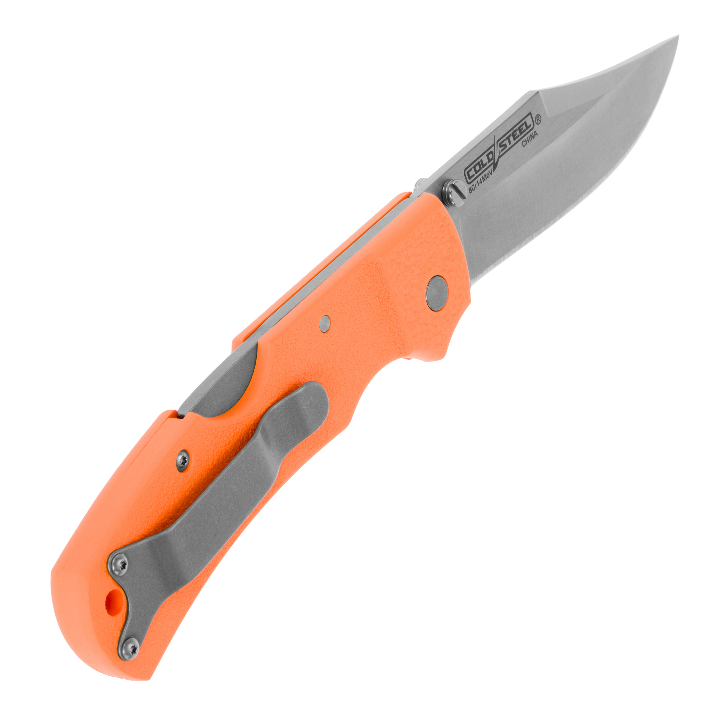Nóż składany Cold Steel Double Safe Hunter 8Cr13MoV Orange