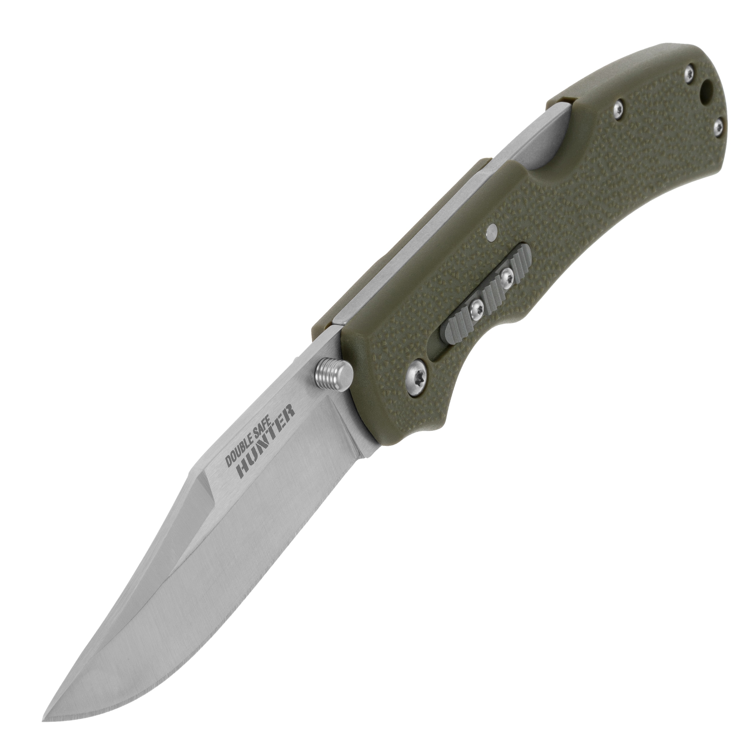 Nóż składany Cold Steel Double Safe Hunter 8Cr13MoV OD Green