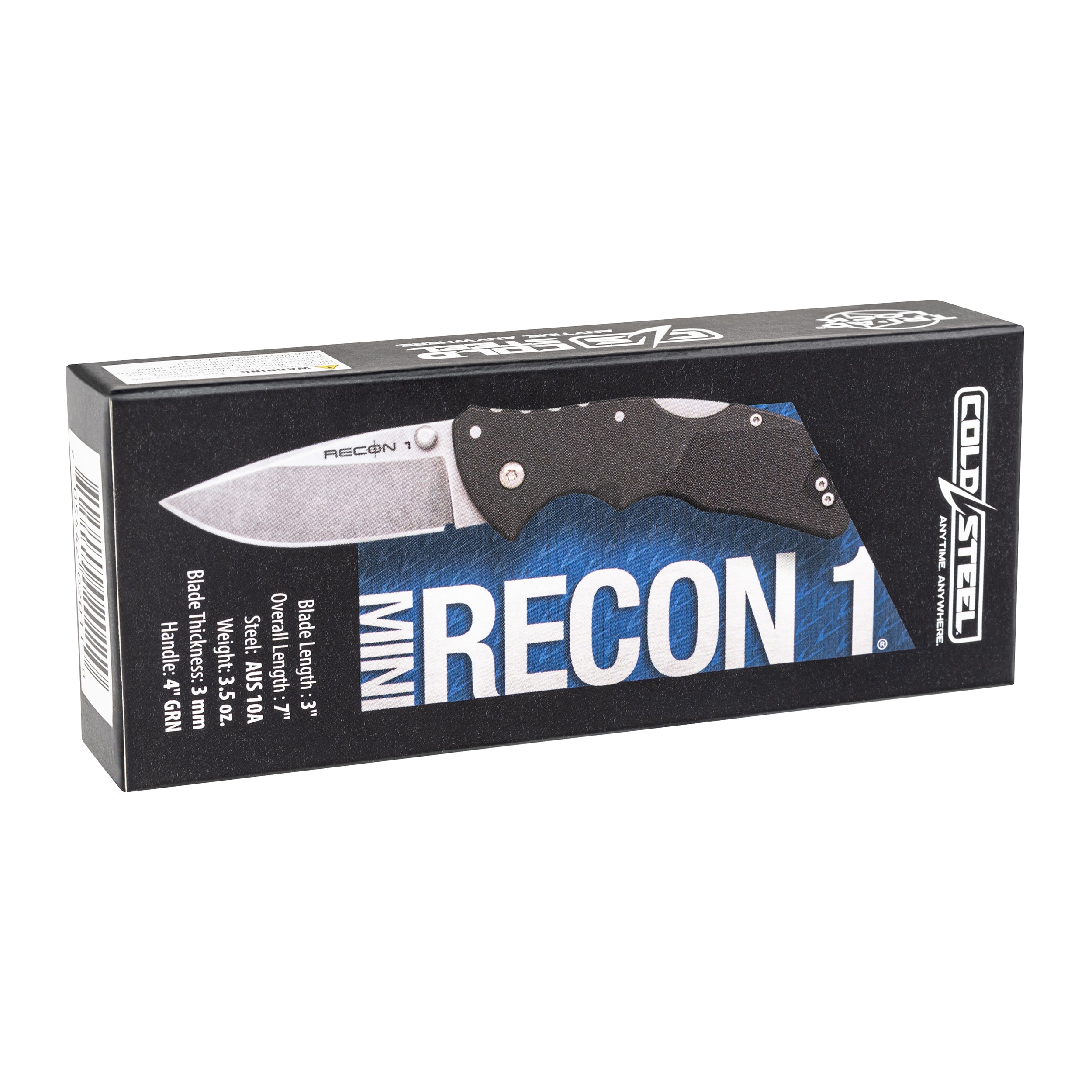 Складаний ніж Cold Steel Mini Recon 1 Spear-Point AUS-10A SW