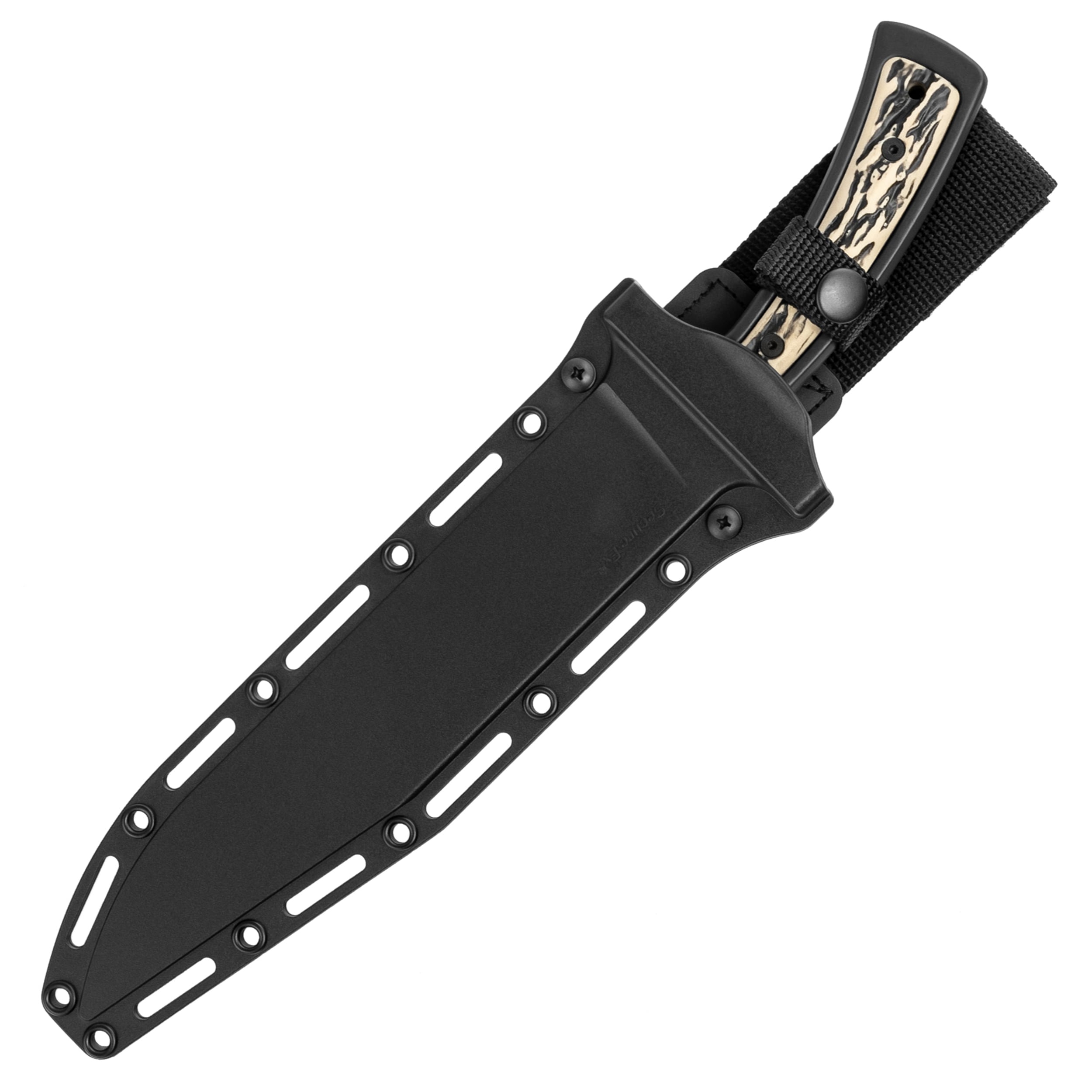 Ніж Cold Steel Drop Forged Bowie 52100 Чорний