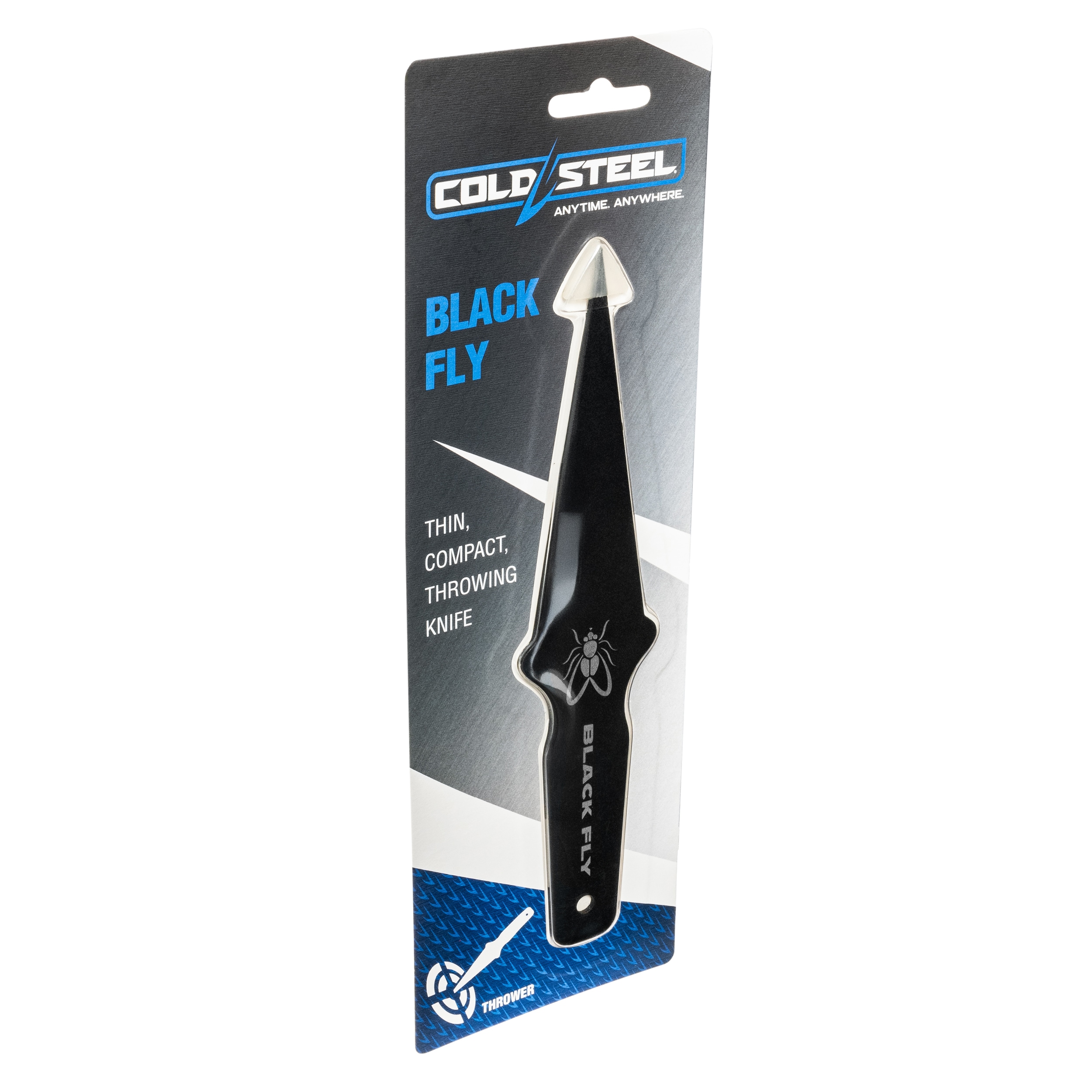 Cold Steel Black Fly Thrower Spike Spring Steel Throwing Knife