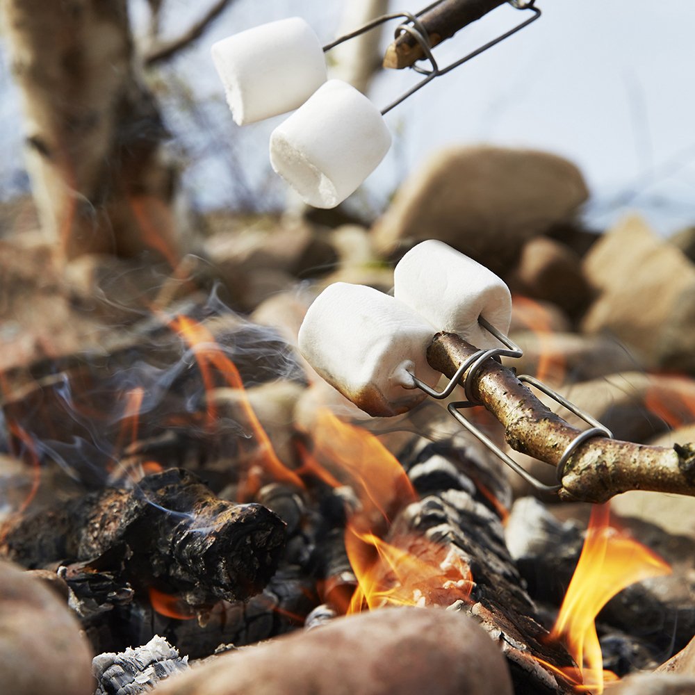 Szpice do pieczenia Light My Fire FireFork BIO 2 szt. - Musty Yellow/Hazy Blue