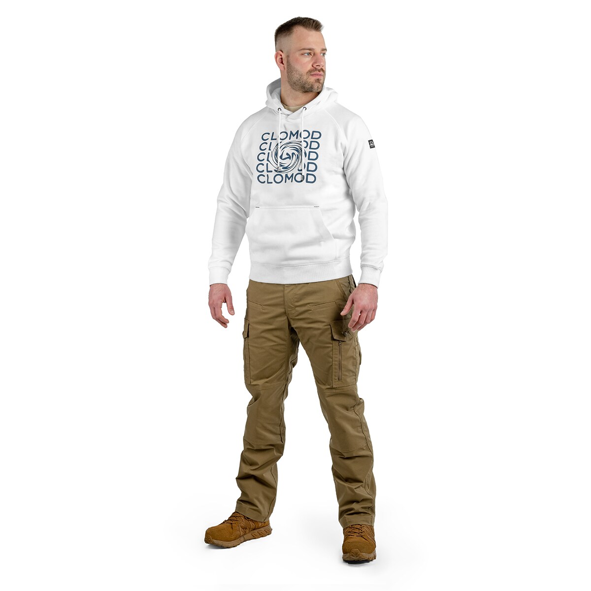 Bluza Pentagon CloMod Hoody Twirl - White