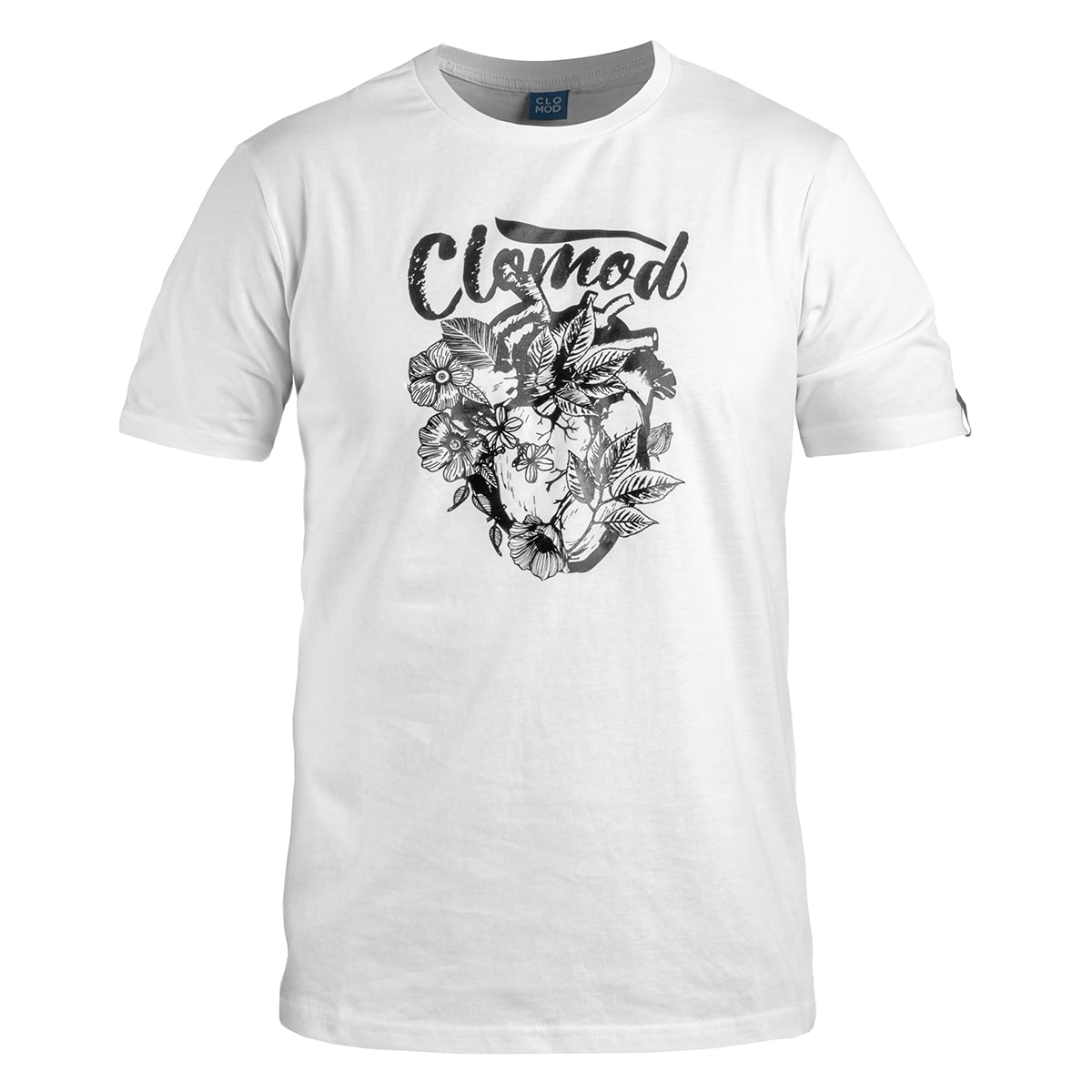 Koszulka T-shirt Pentagon CloMod Flower Heart - White