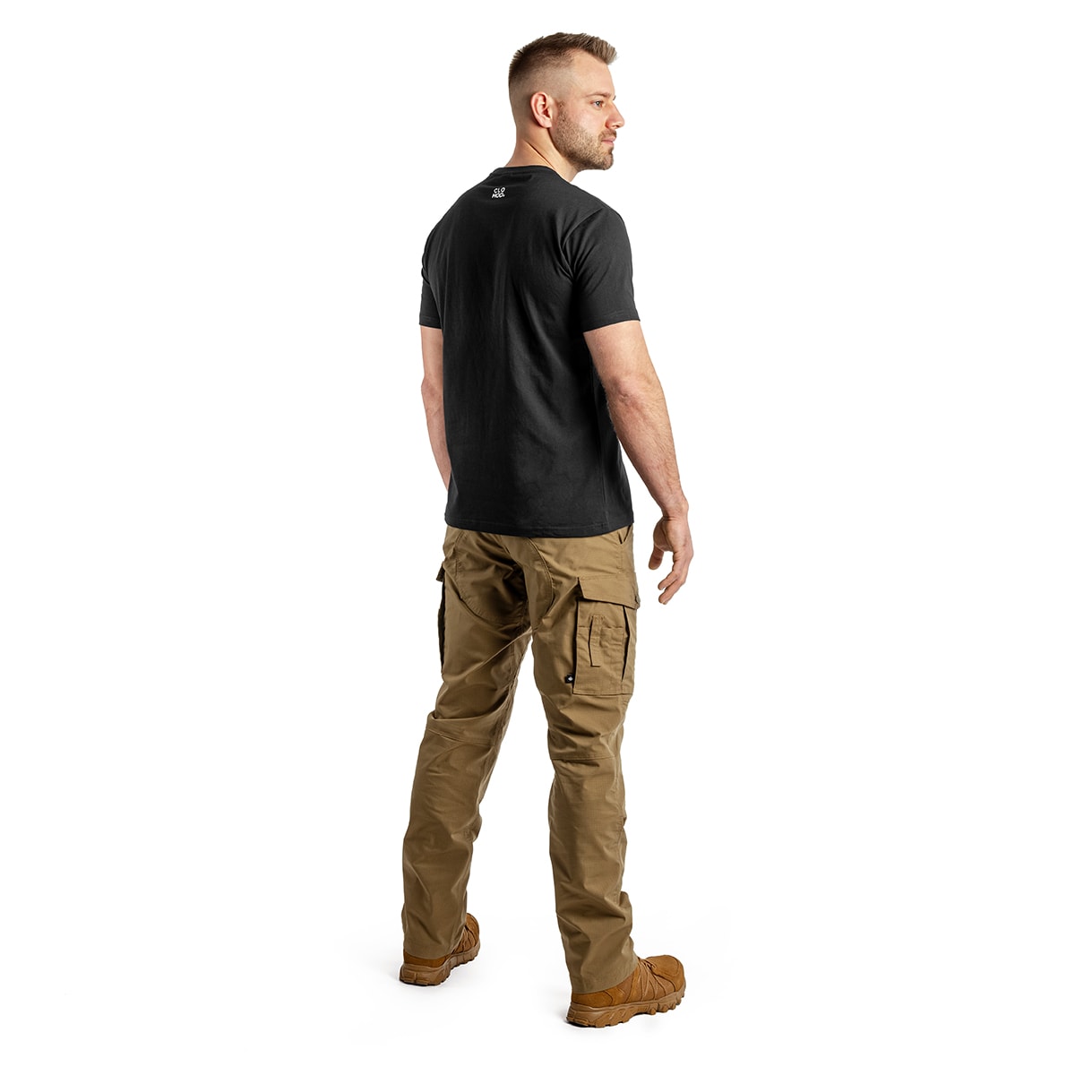 Koszulka T-shirt Pentagon CloMod Initials - Black