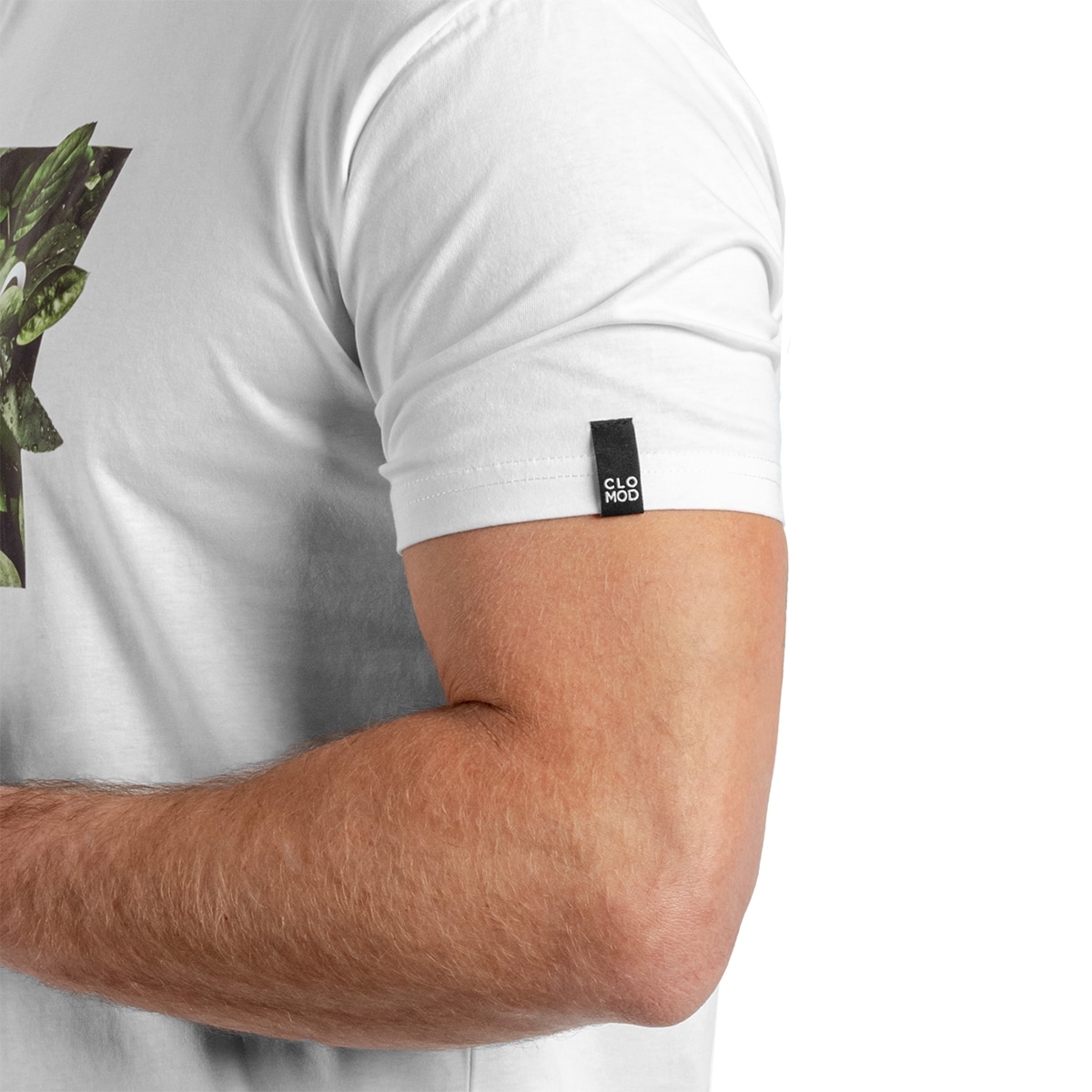 Koszulka T-shirt Pentagon CloMod Leaves - White
