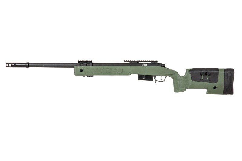 Снайперська гвинтівка Specna Arms SA-S03 CORE ASG - Oливково-зелена
