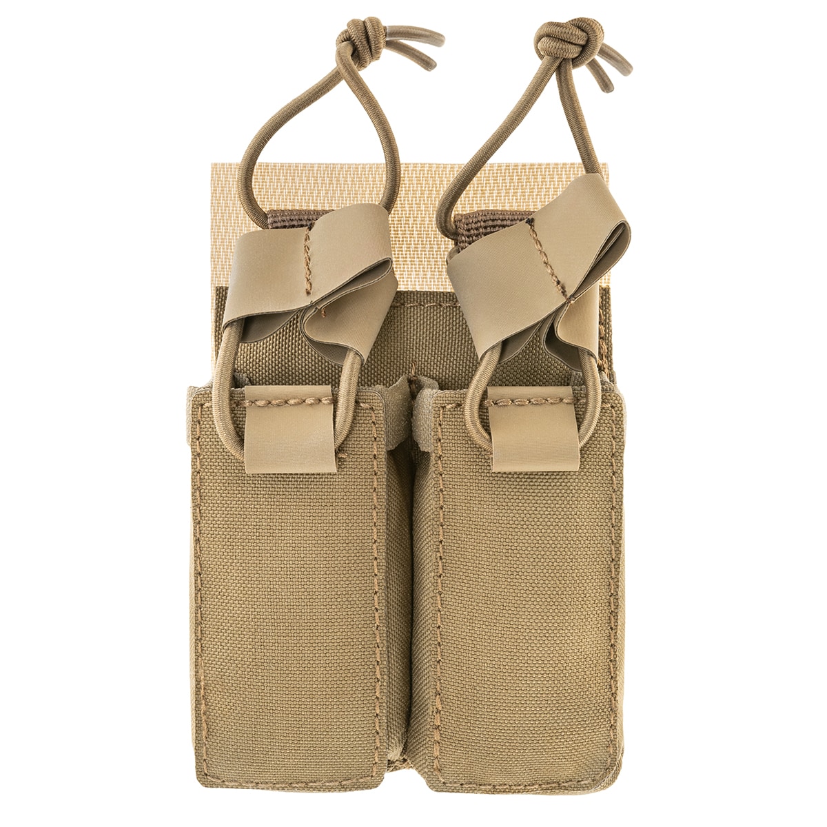 Ładownica Mil-Tec Double Magazine Pouch Hook & Loop Backside na 2 magazynki - Dark Coyote
