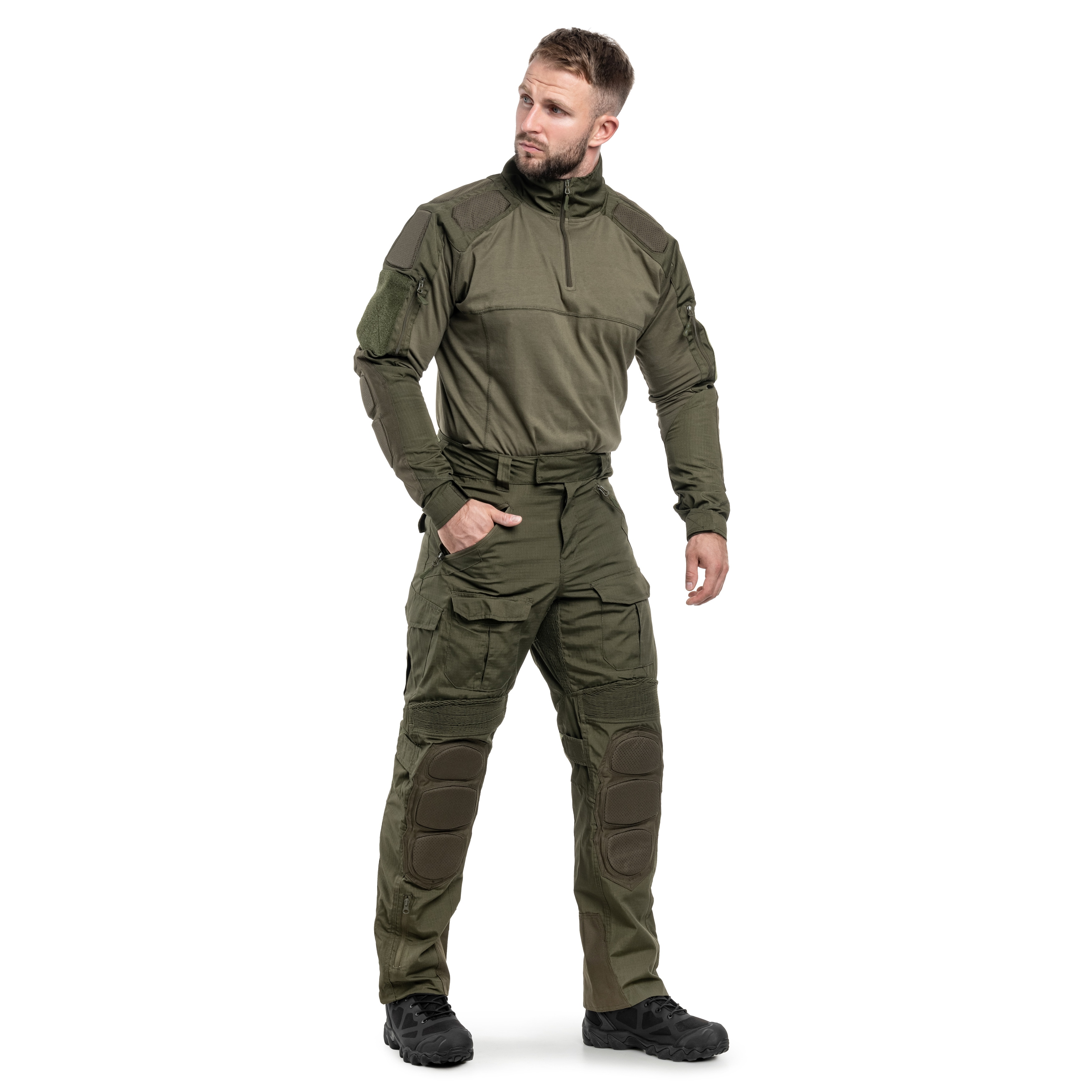 Bluza Mil-Tec Combat Shirt Chimera - Olive