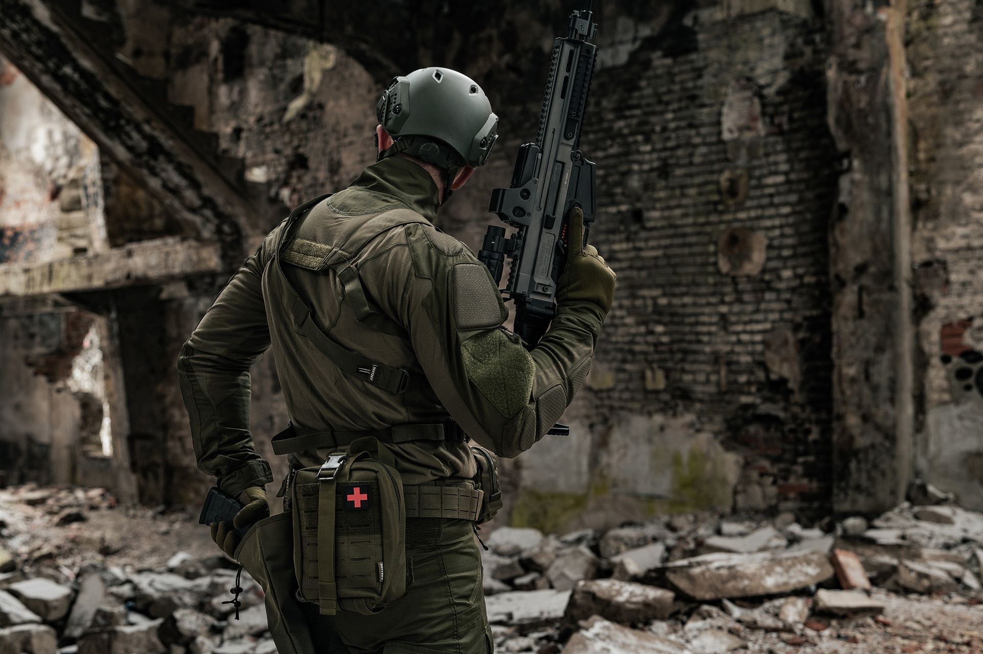 Bluza Mil-Tec Combat Shirt Chimera - Olive