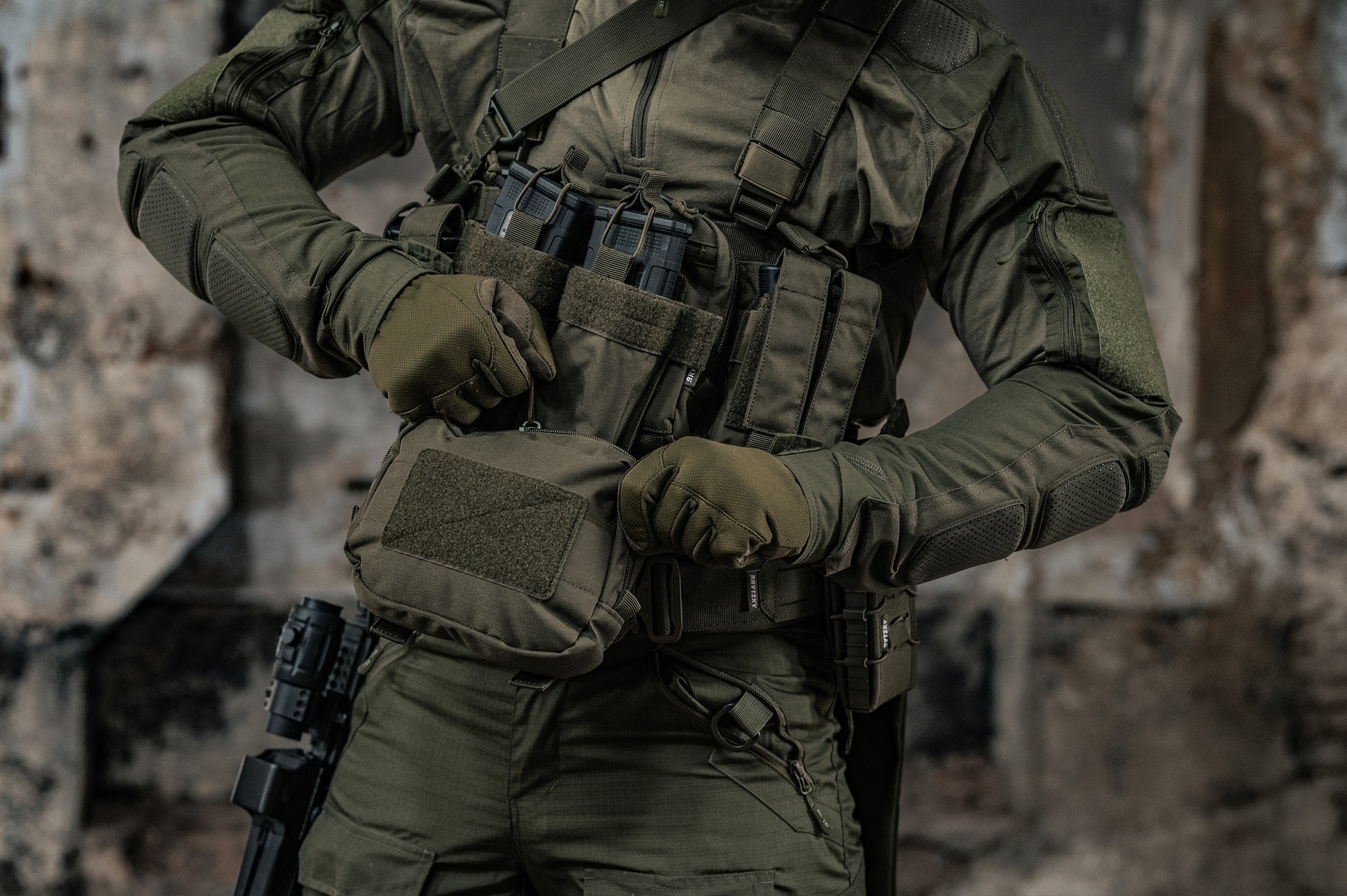 Bluza Mil-Tec Combat Shirt Chimera - Olive