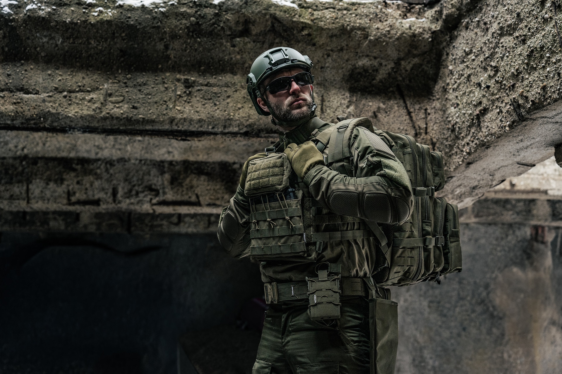 Bluza Mil-Tec Combat Shirt Chimera - Olive