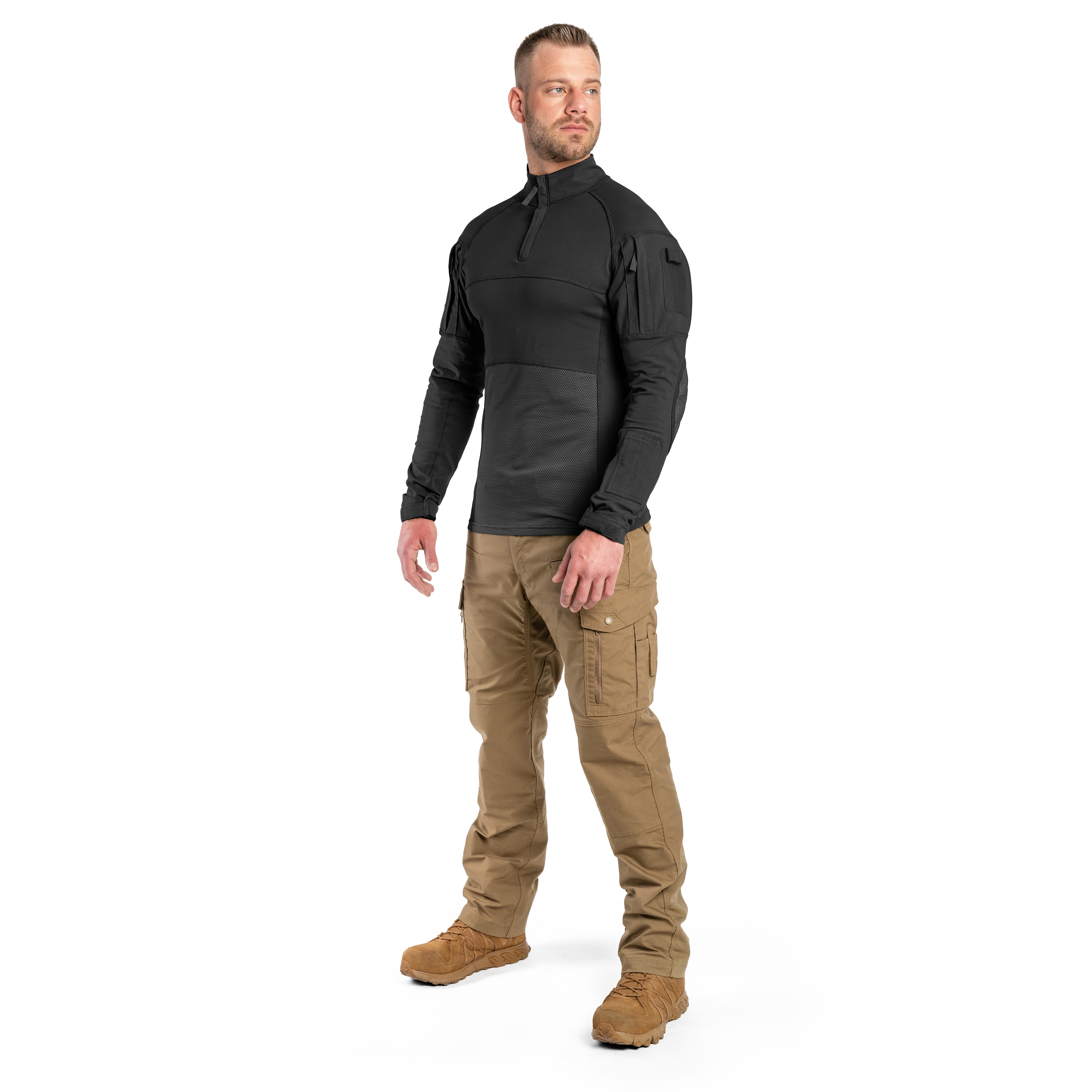 Bluza Mil-Tec Combat Shirt Assault Field - Black