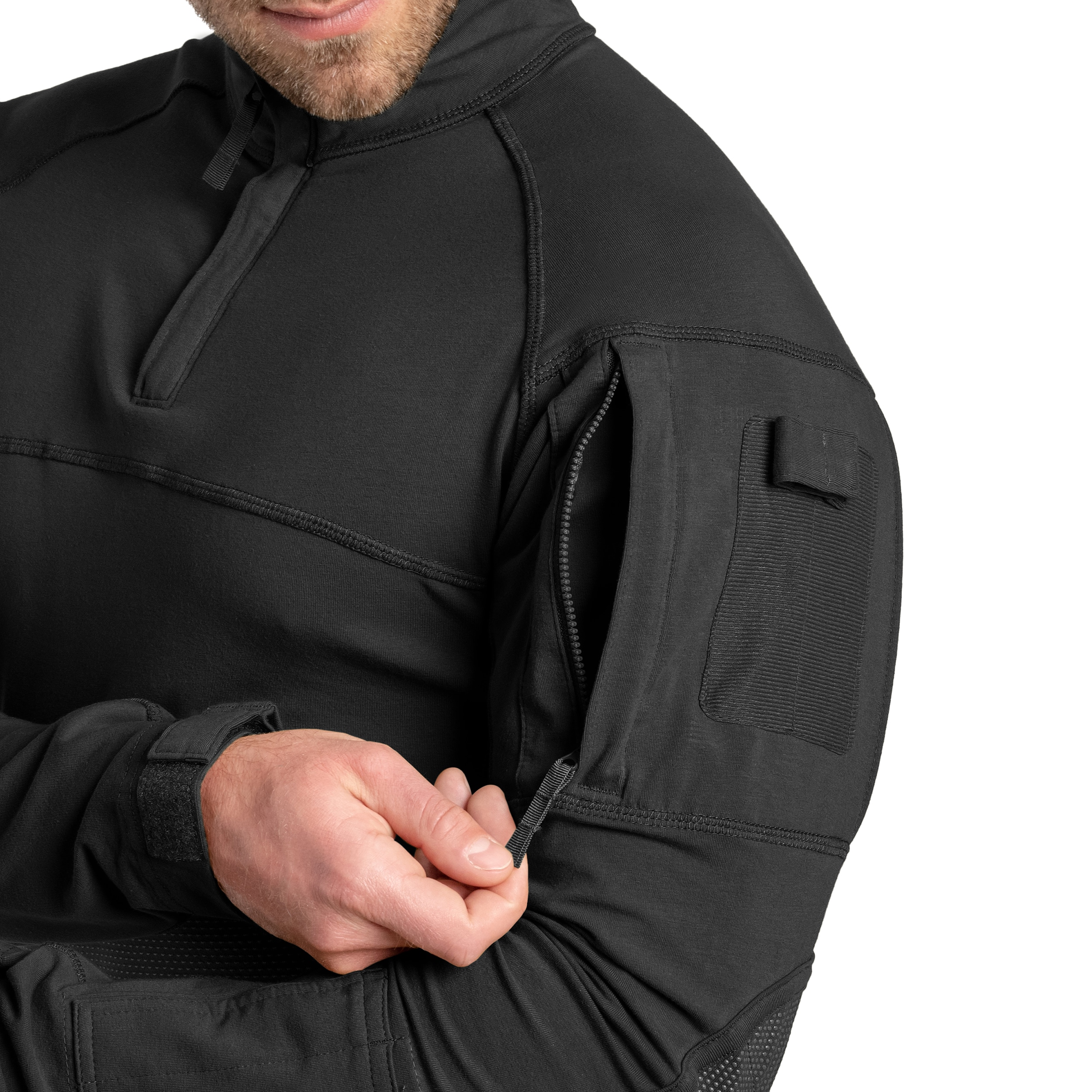 Bluza Mil-Tec Combat Shirt Assault Field - Black