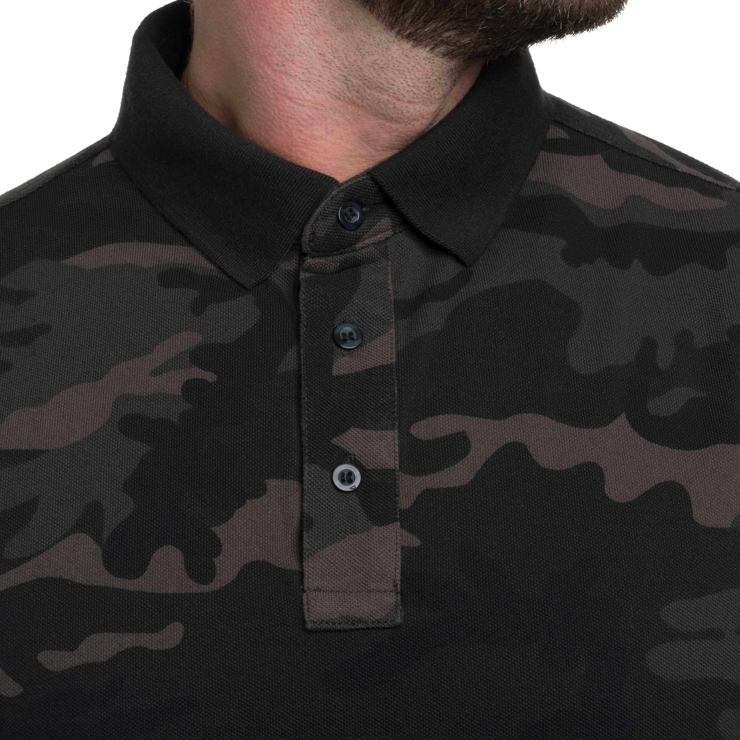 Koszulka polo Mil-Tec Prewash - Dark Camo