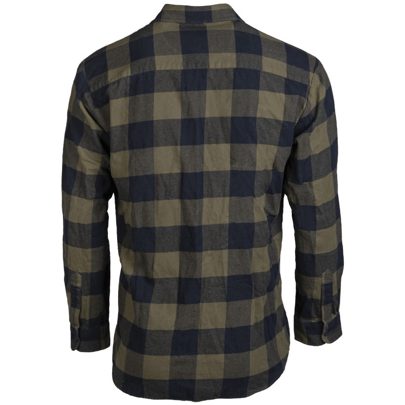Koszula Mil-Tec Flannel Shirt Light - Black/Olive D/R