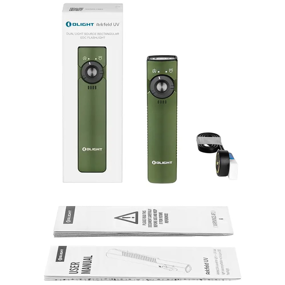 Latarka Olight Arkfeld UV OD Green - 1000 lumenów