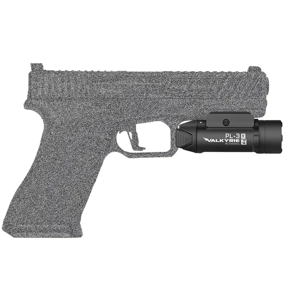 Olight PL-3R Valkyrie Black weapon flashlight - 1500 lumens