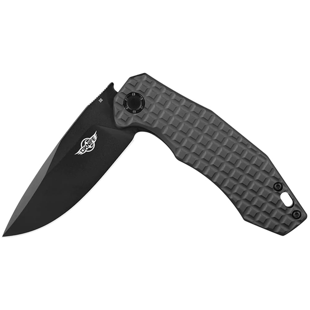 Oknife Spurdog folding knife Gunmetal Grey - D2 tool steel
