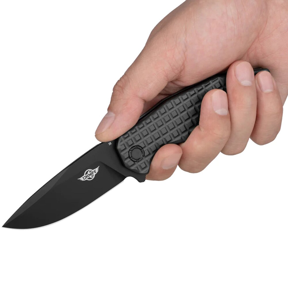 Oknife Spurdog folding knife Gunmetal Grey - D2 tool steel