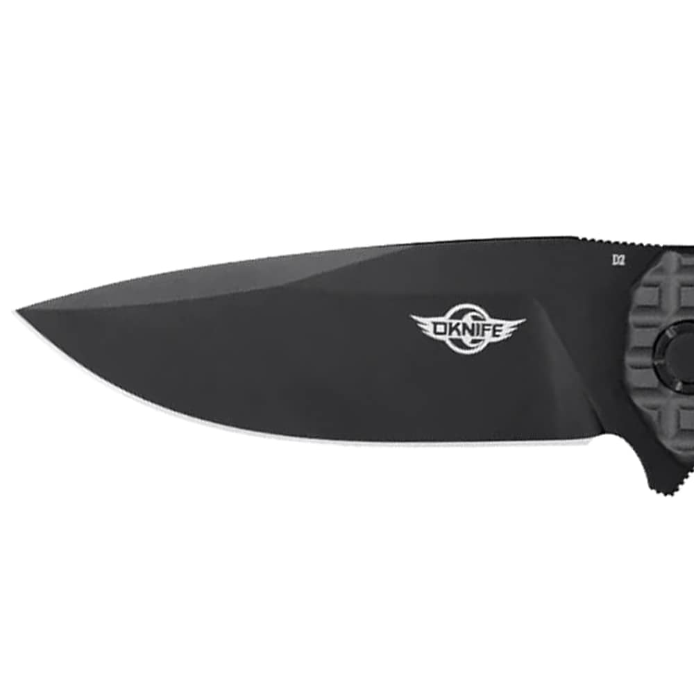 Oknife Spurdog folding knife Gunmetal Grey - D2 tool steel