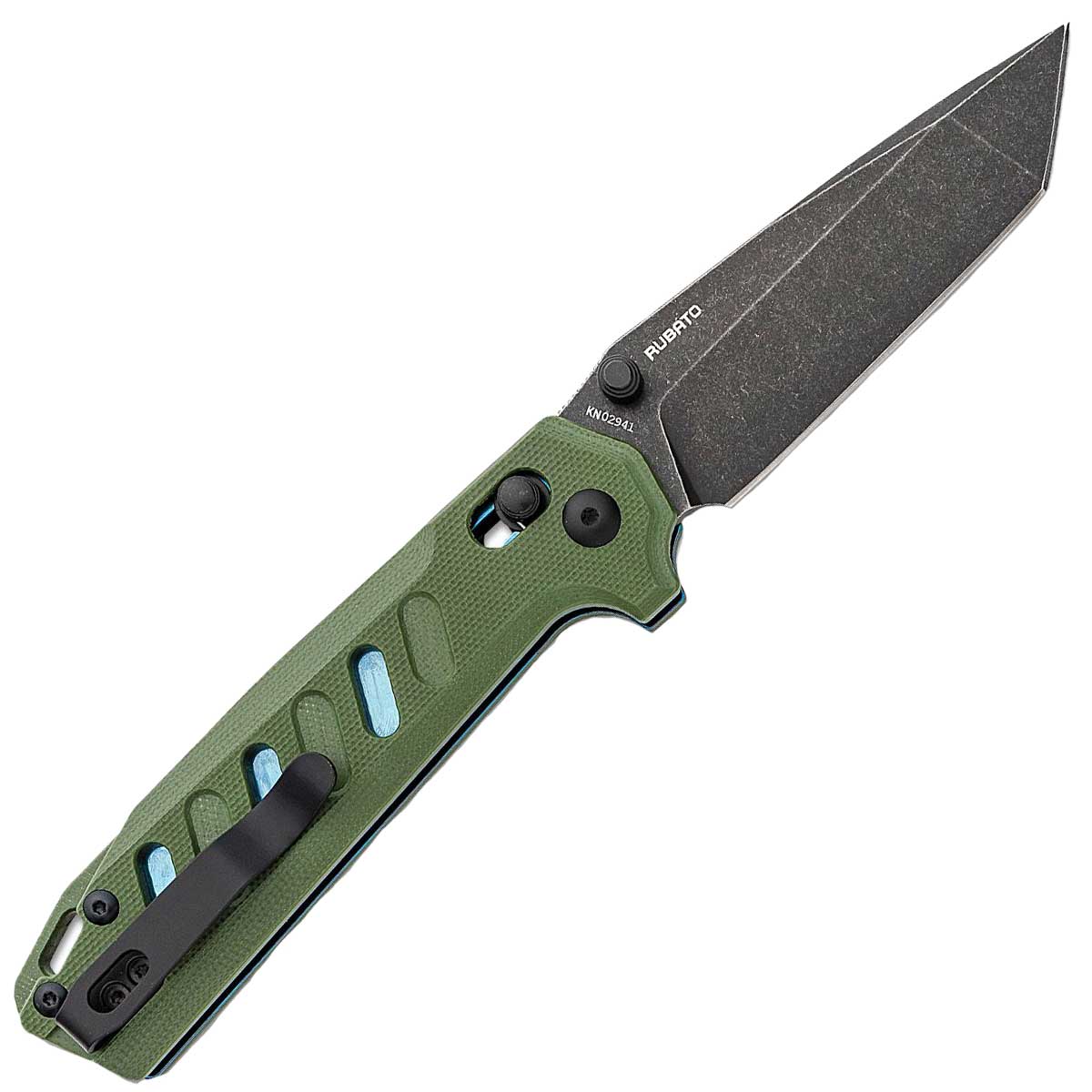 Nóż składany Oknife Rubato OD Green - stal nierdzewna 154CM