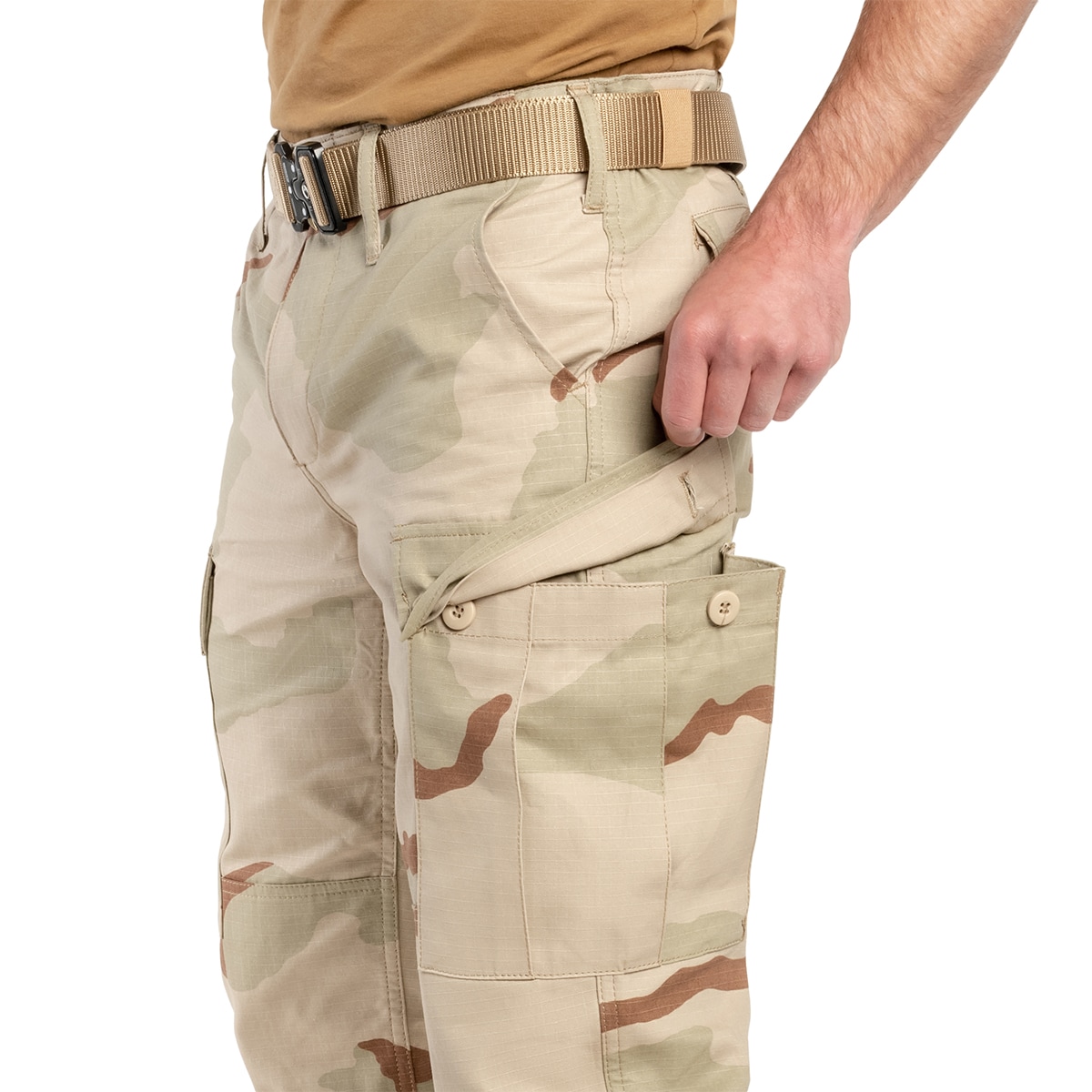 Spodnie wojskowe Mil-Tec Teesar RipStop BDU Slim Fit - US Desert