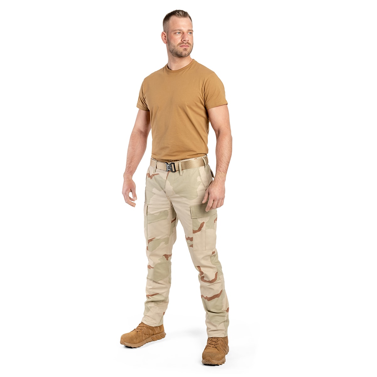 Spodnie wojskowe Mil-Tec Teesar RipStop BDU Slim Fit - US Desert