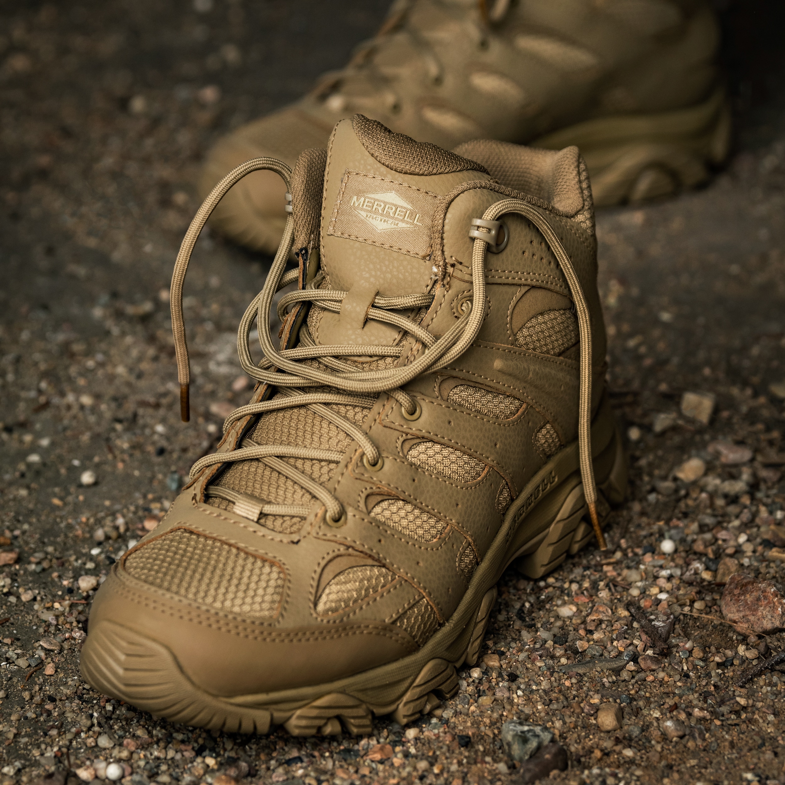 Buty Merrell MOAB 3 Mid Tactical Waterproof  - Dark Coyote