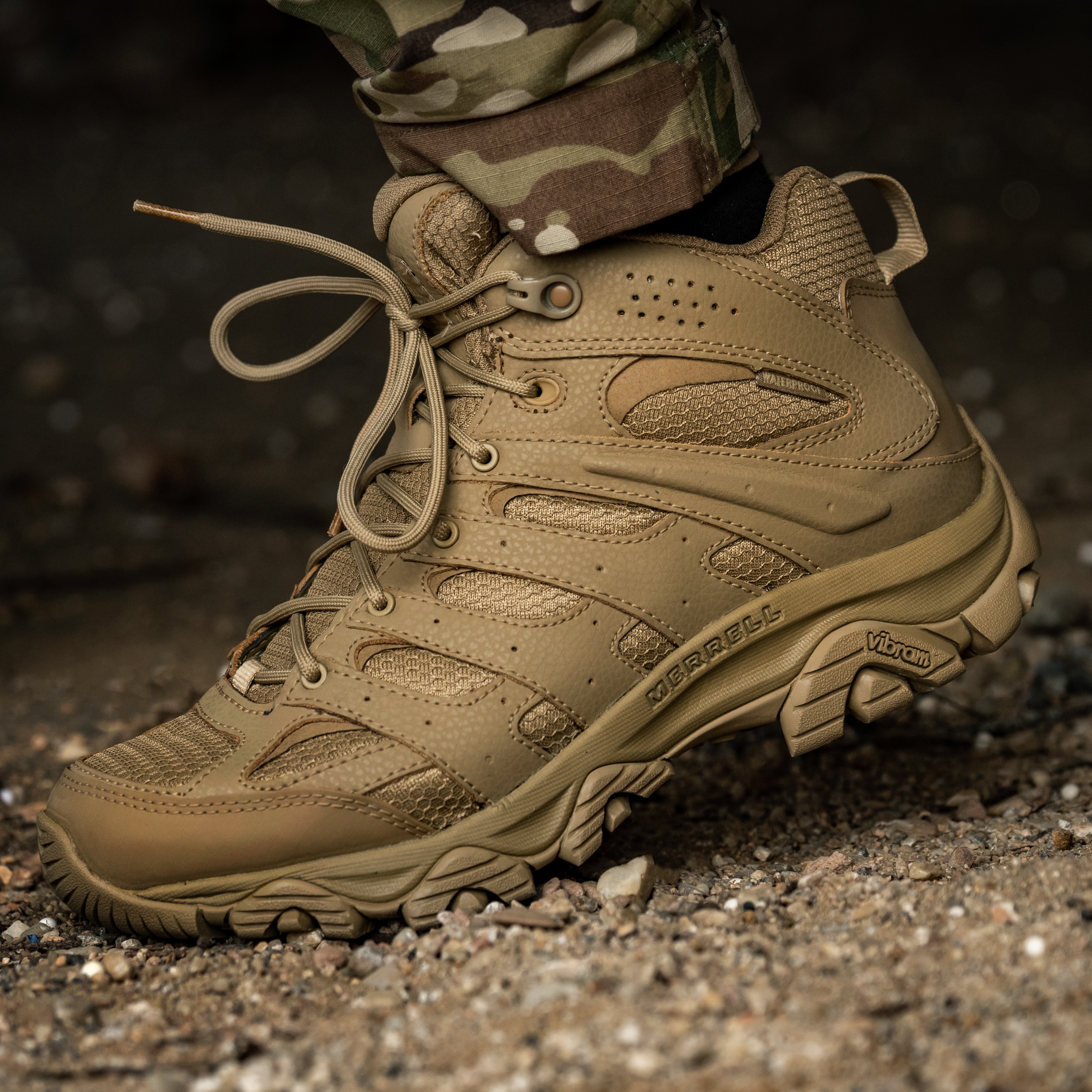 Buty Merrell MOAB 3 Mid Tactical Waterproof  - Dark Coyote