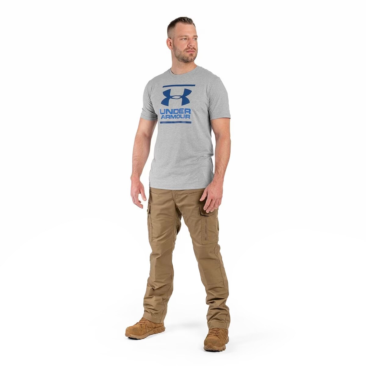 Koszulka termoaktywna Under Armour GL Foundation - Light Grey