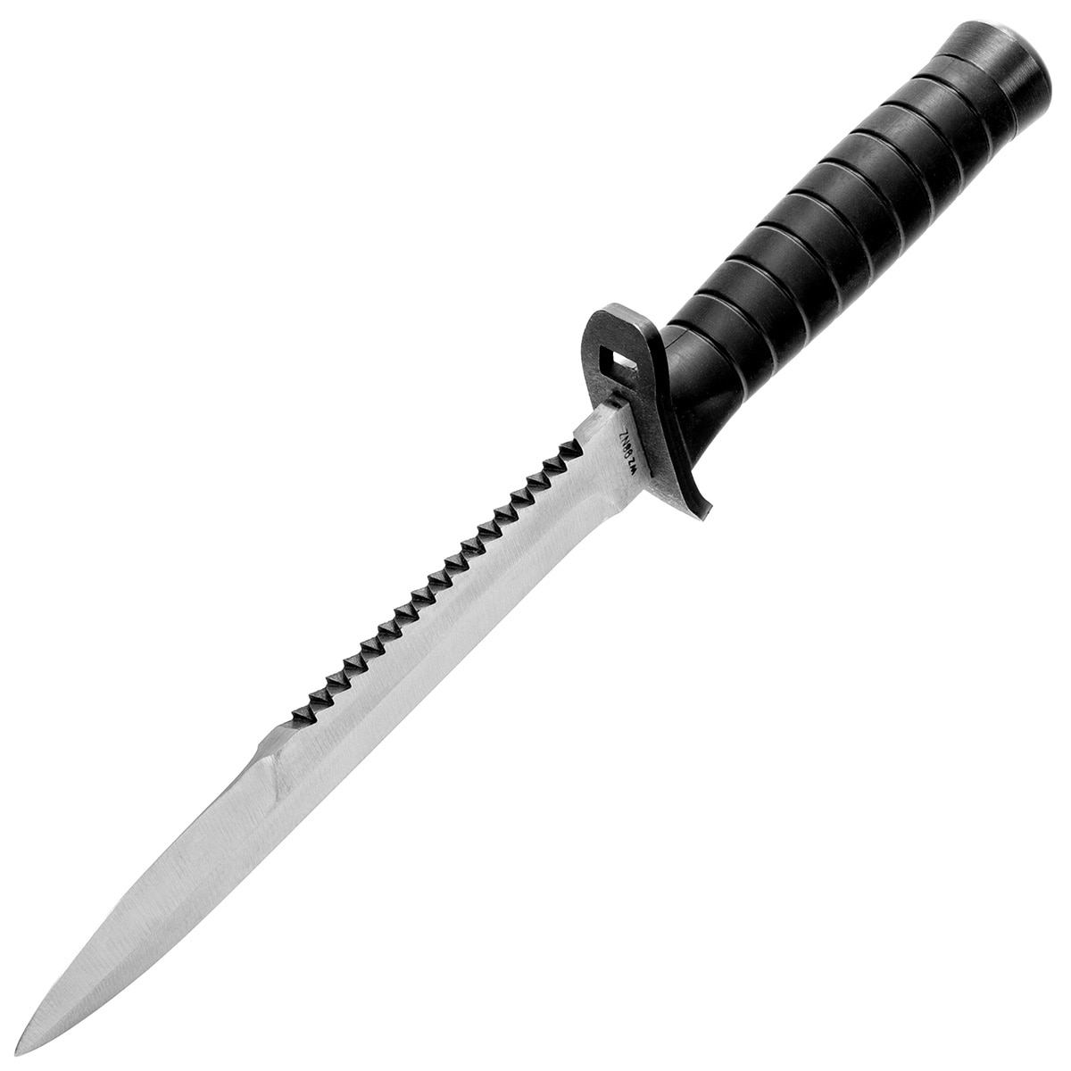 Wz.98 Chrome Fixed Blade Knife - serrated