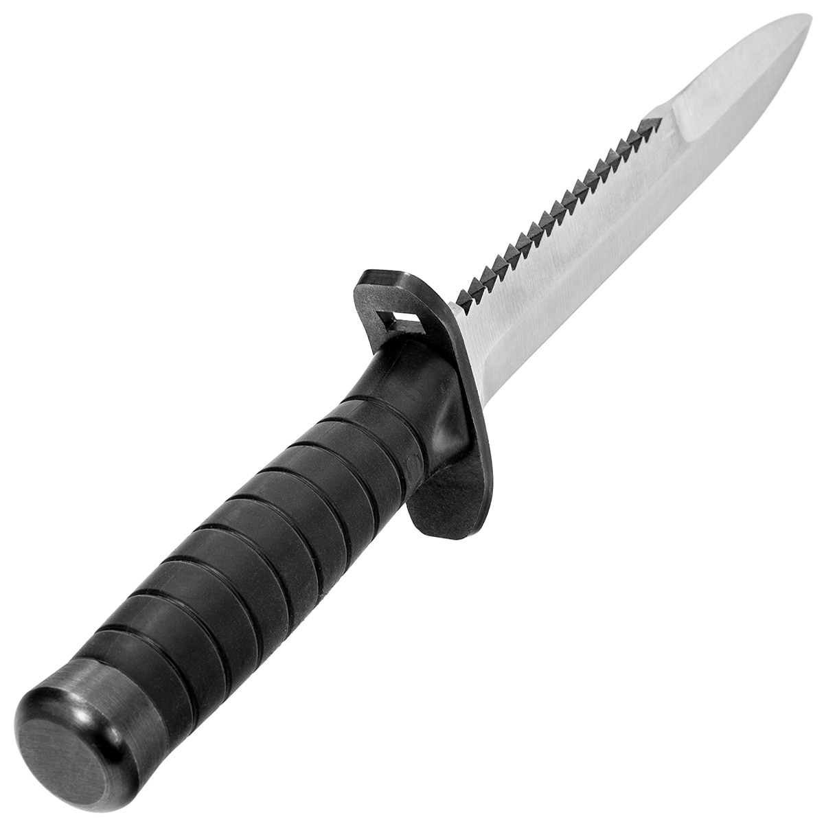 Wz.98 Chrome Fixed Blade Knife - serrated