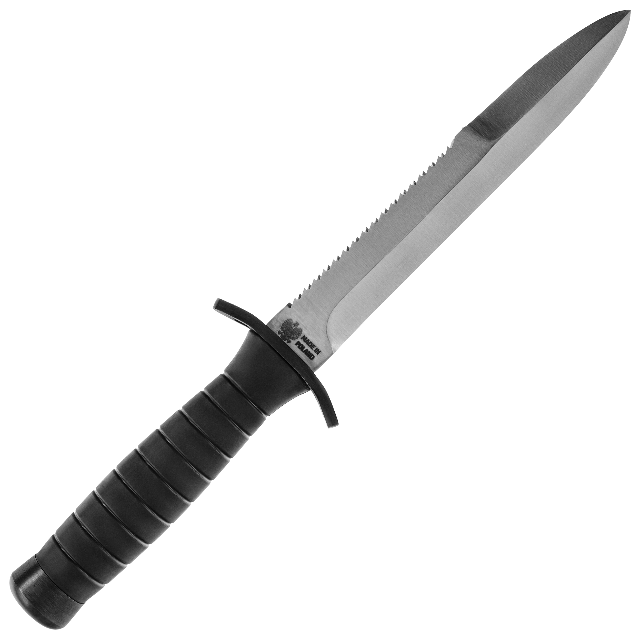 Wz.98 Chrome Fixed Blade Knife - serrated
