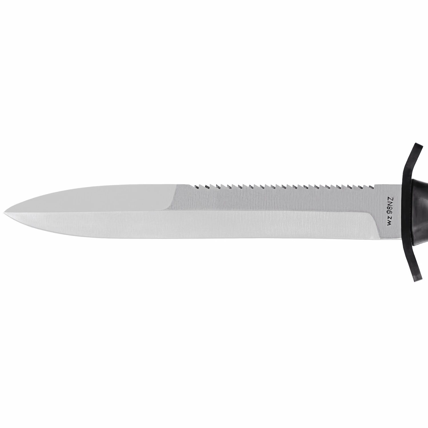 Wz.98 Chrome Fixed Blade Knife - serrated