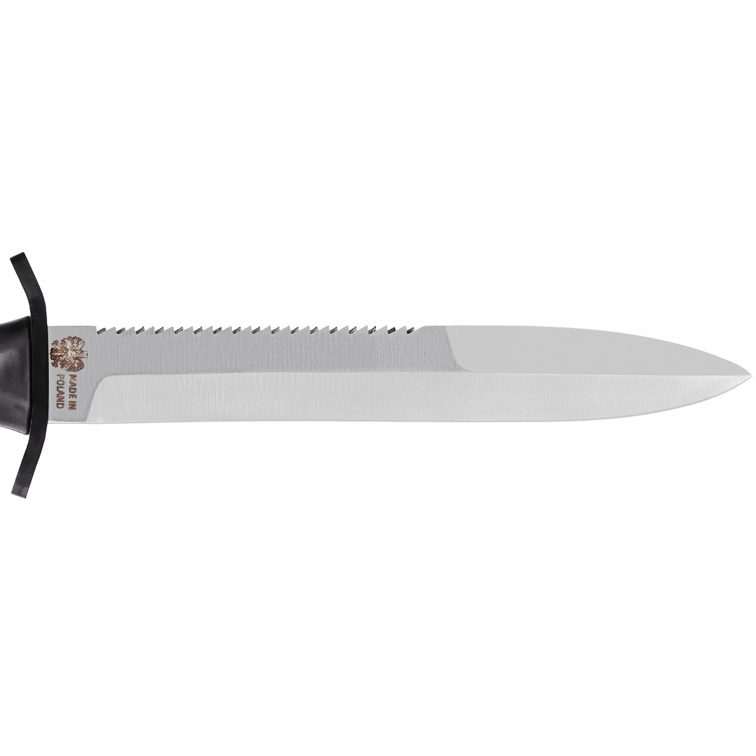 Wz.98 Chrome Fixed Blade Knife - serrated