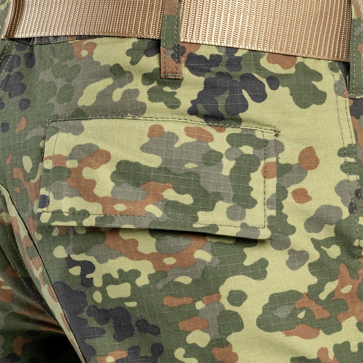 Spodnie wojskowe Mil-Tec Teesar Rip-Stop BDU Slim Fit - Flecktarn