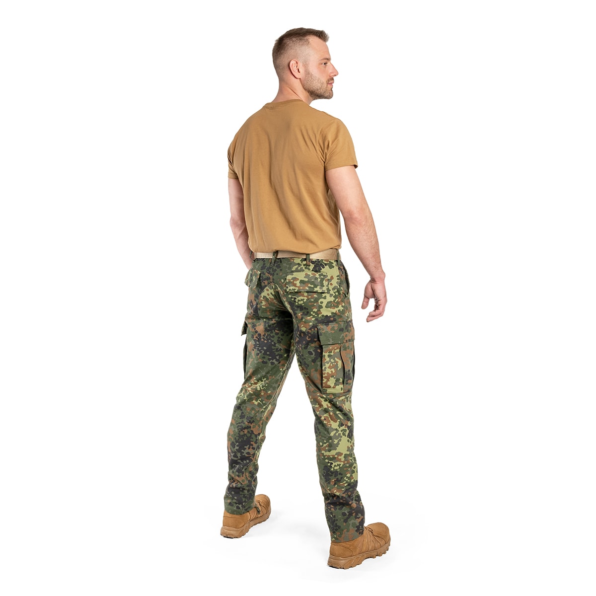 Spodnie wojskowe Mil-Tec Teesar Rip-Stop BDU Slim Fit - Flecktarn