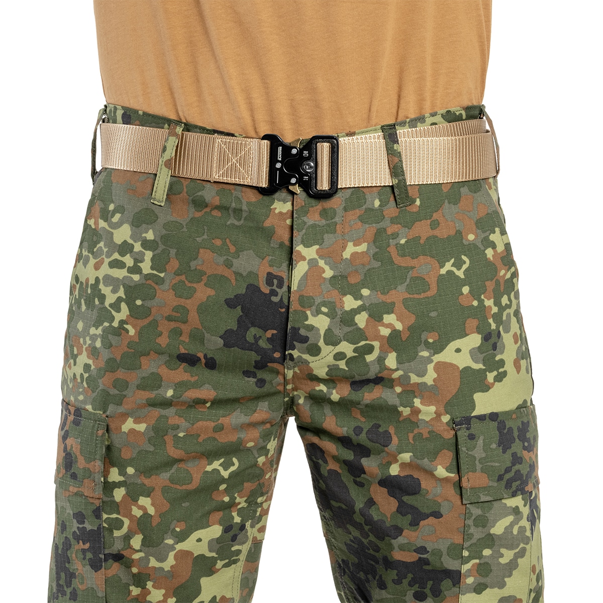 Spodnie wojskowe Mil-Tec Teesar RipStop BDU Slim Fit - Flecktarn