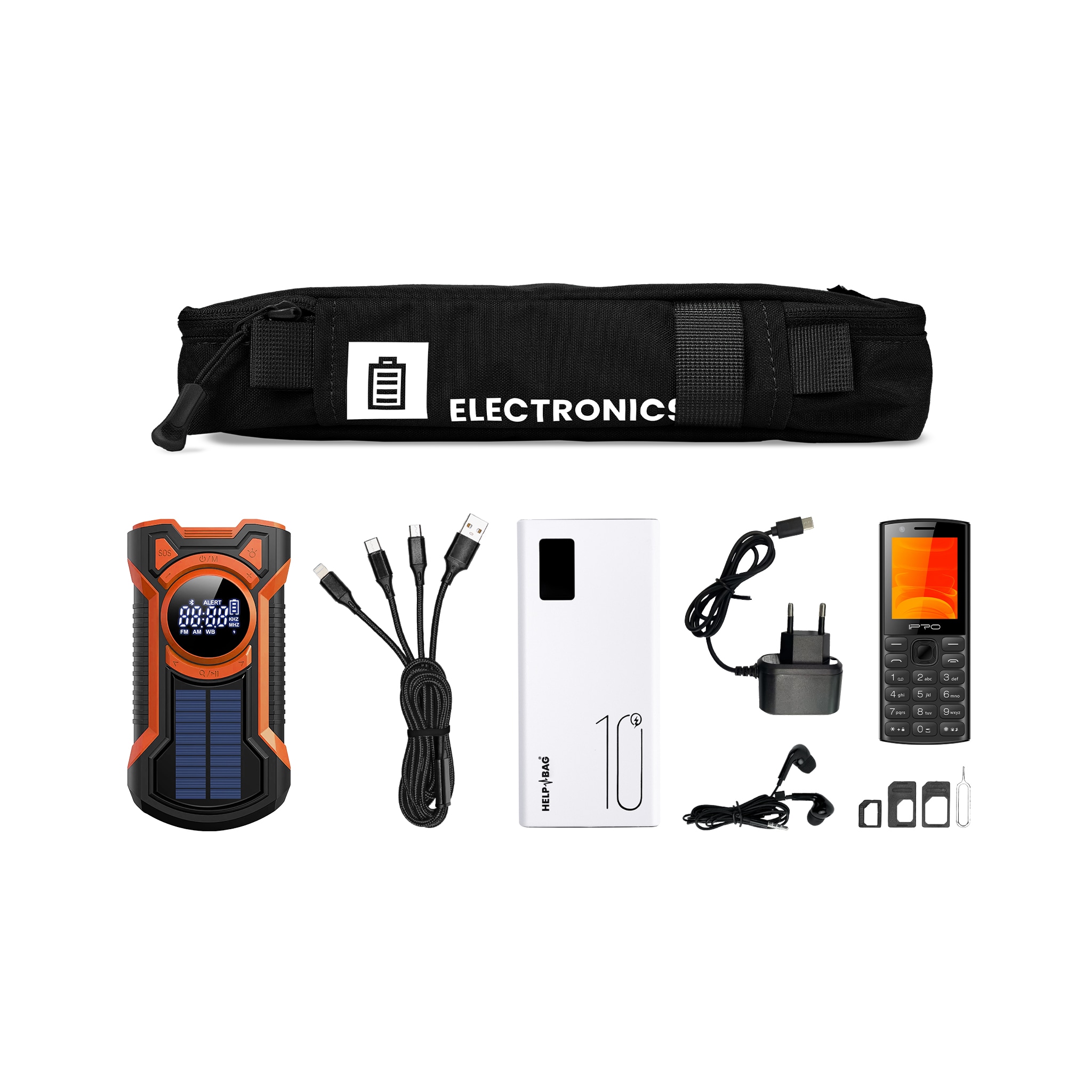 Zestaw awaryjny Help Bag Max - Shadow Black